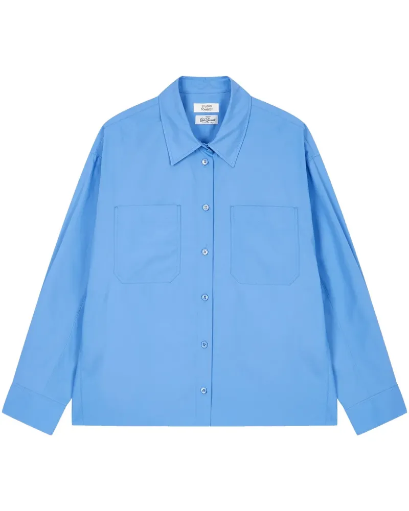 STUDIO TOMBOY Klassisches Hemd - Blau Blau