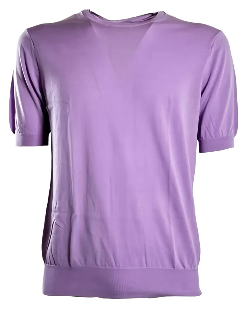 HOSIO Klassisches T-Shirt - Violett Violett