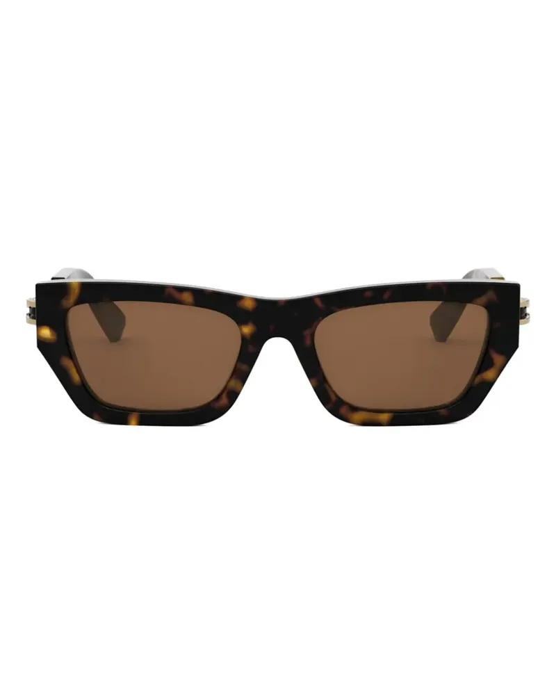 Bulgari Sonnenbrille mit geometrischem Gestell - 52E 52e