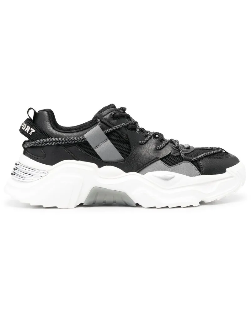 Philipp Plein Runner Sneakers - Schwarz Schwarz