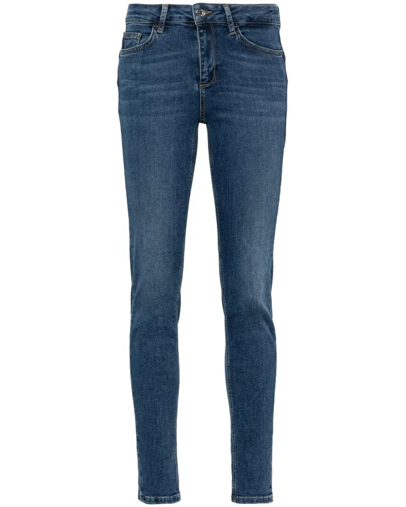 Liu Jo Skinny-Jeans mit hohem Bund - Blau Blau