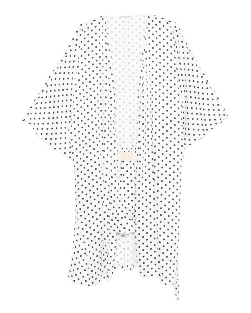 Parlor Set mit Polka Dots - Weiß Weiß