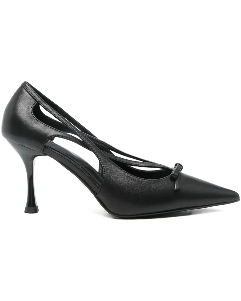 Lola Cruz cut-out heeled pumps - Schwarz Schwarz