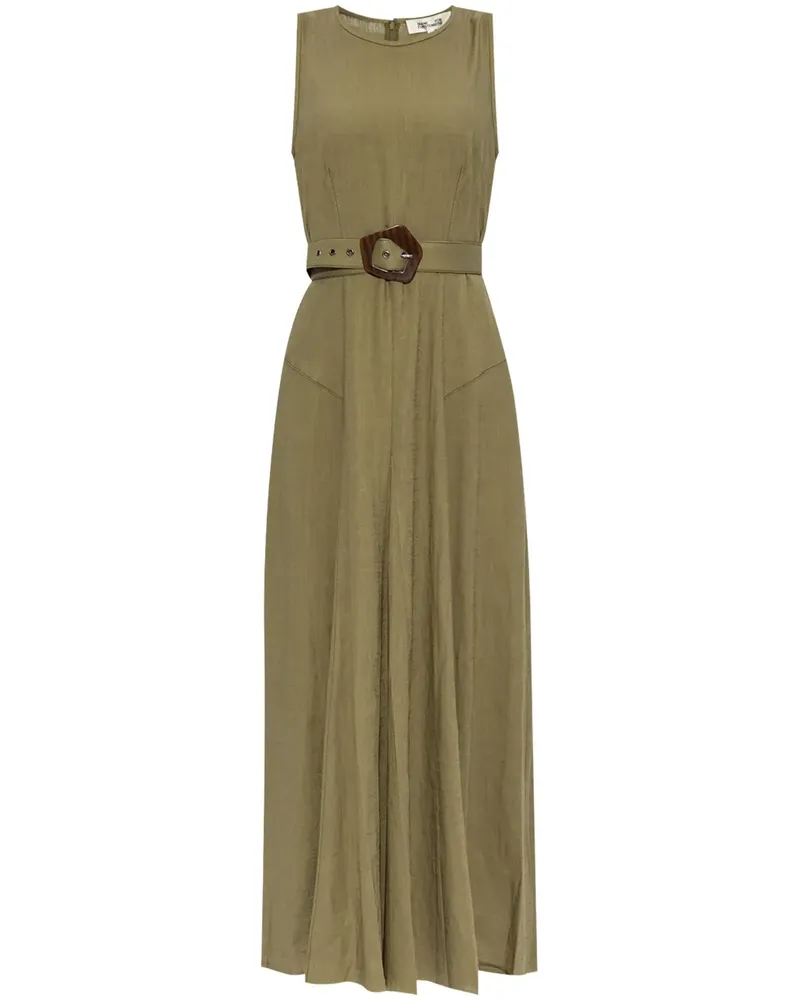 Diane von Furstenberg Elliot Midikleid - Grün Grün