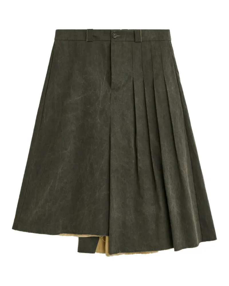 Our Legacy Origami pleated midi skirt - Grün Grün