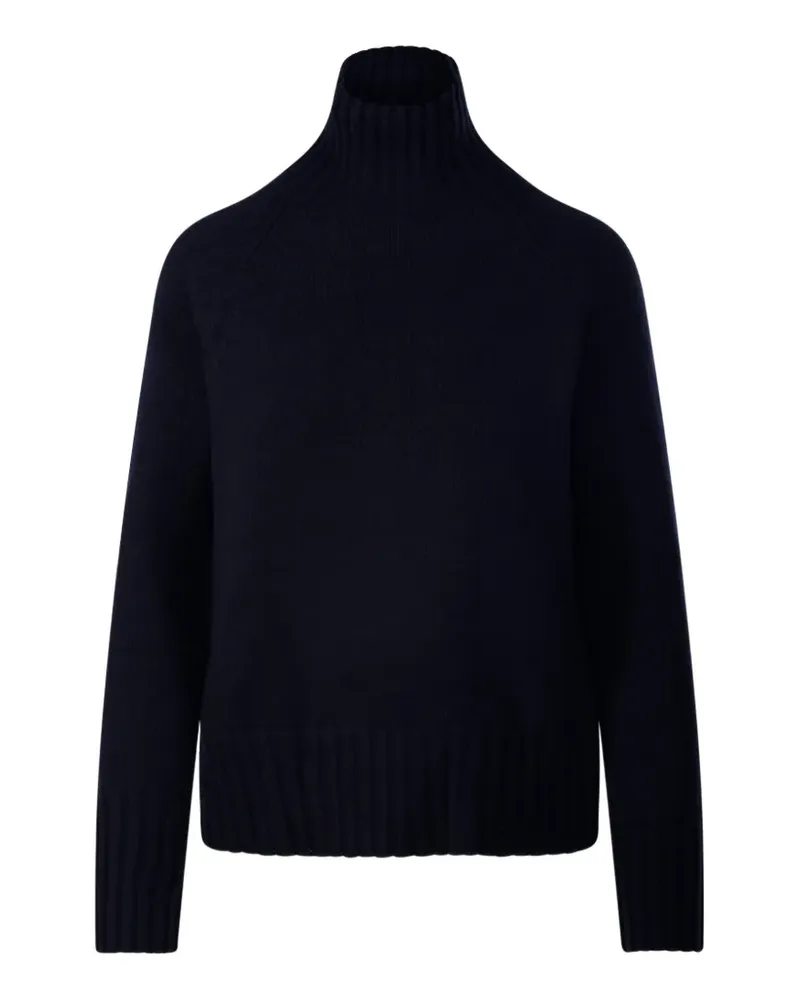 Max Mara Max Mara ribbed-knit roll-neck sweater - Blau Blau