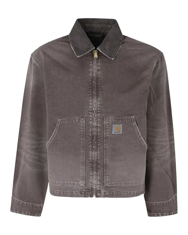 Carhartt WIP Arcan corduroy-collar jacket - Braun Braun