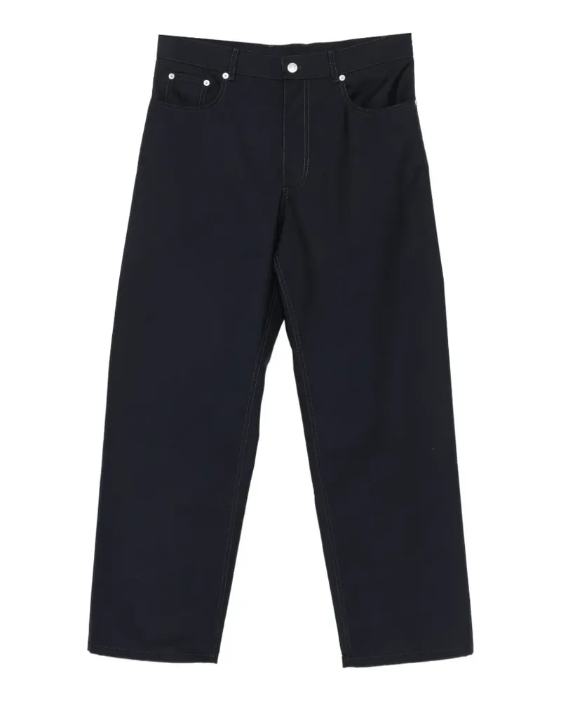 Moschino Hose mit Gürtelschlaufe - Blau Blau