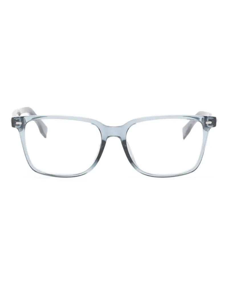 HUGO BOSS rectangle-frame glasses - Blau Blau