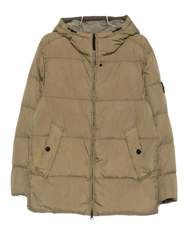 Stone Island Gefütterte Jacke - Grün Grün