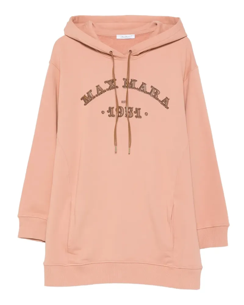 Max Mara logo hoodie - Rosa Rosa