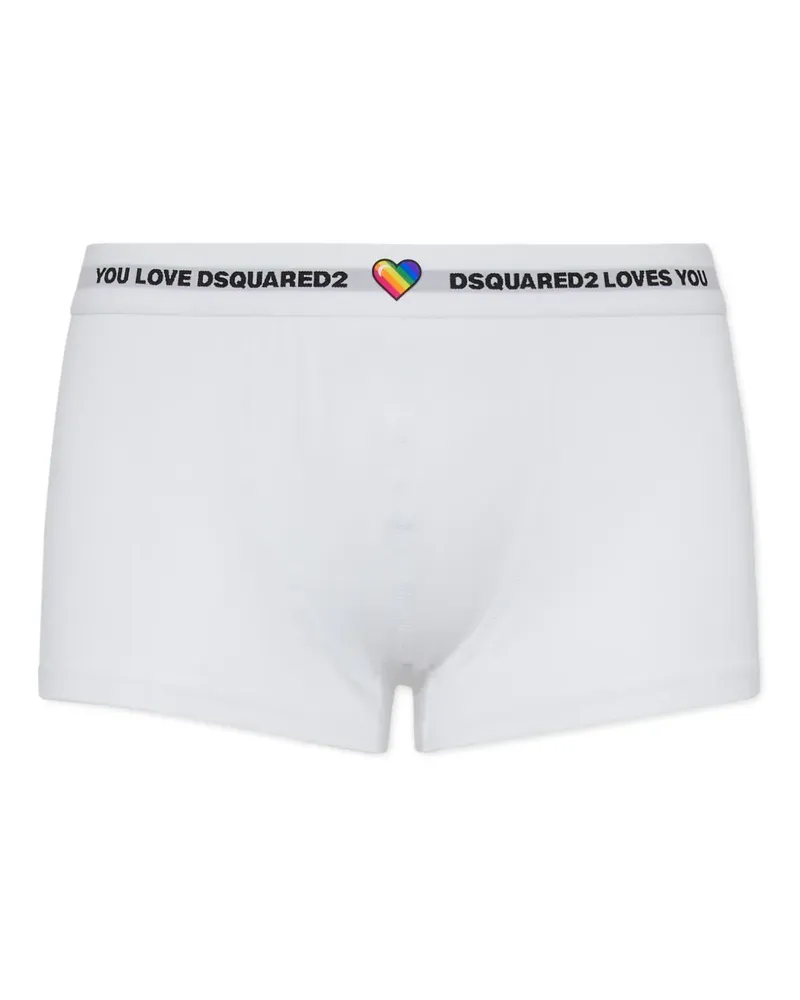 Dsquared2 Pride Boxershorts - Weiß Weiß