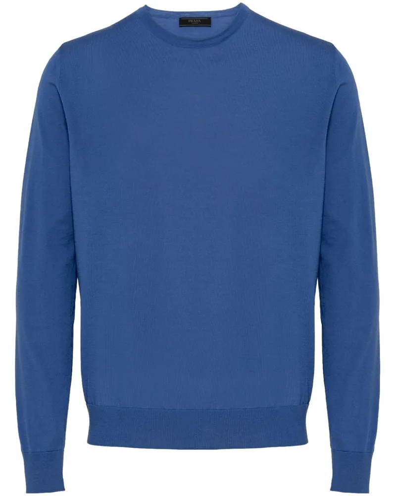 Prada Pullover mit rundem Ausschnitt - Blau Blau