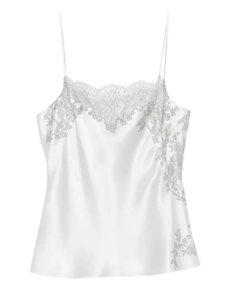 Carine Gilson Camisole-Top aus Seide - Grau Grau