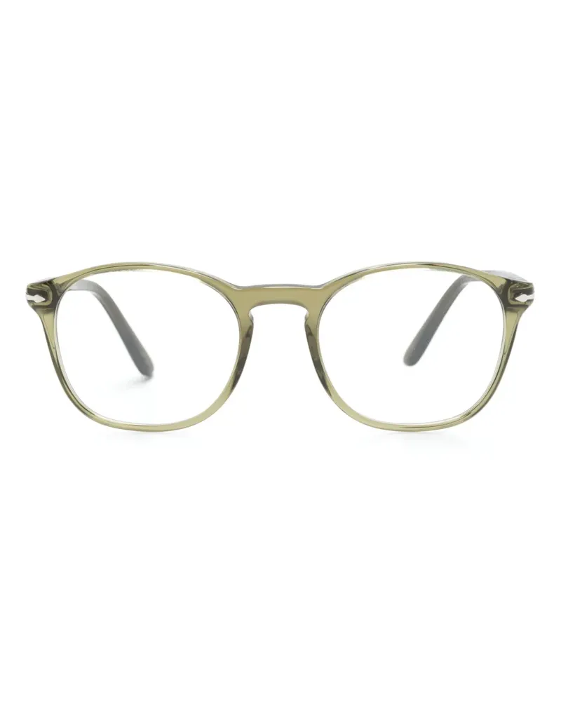 Persol Brille mit eckigem Gestell - Grün Grün