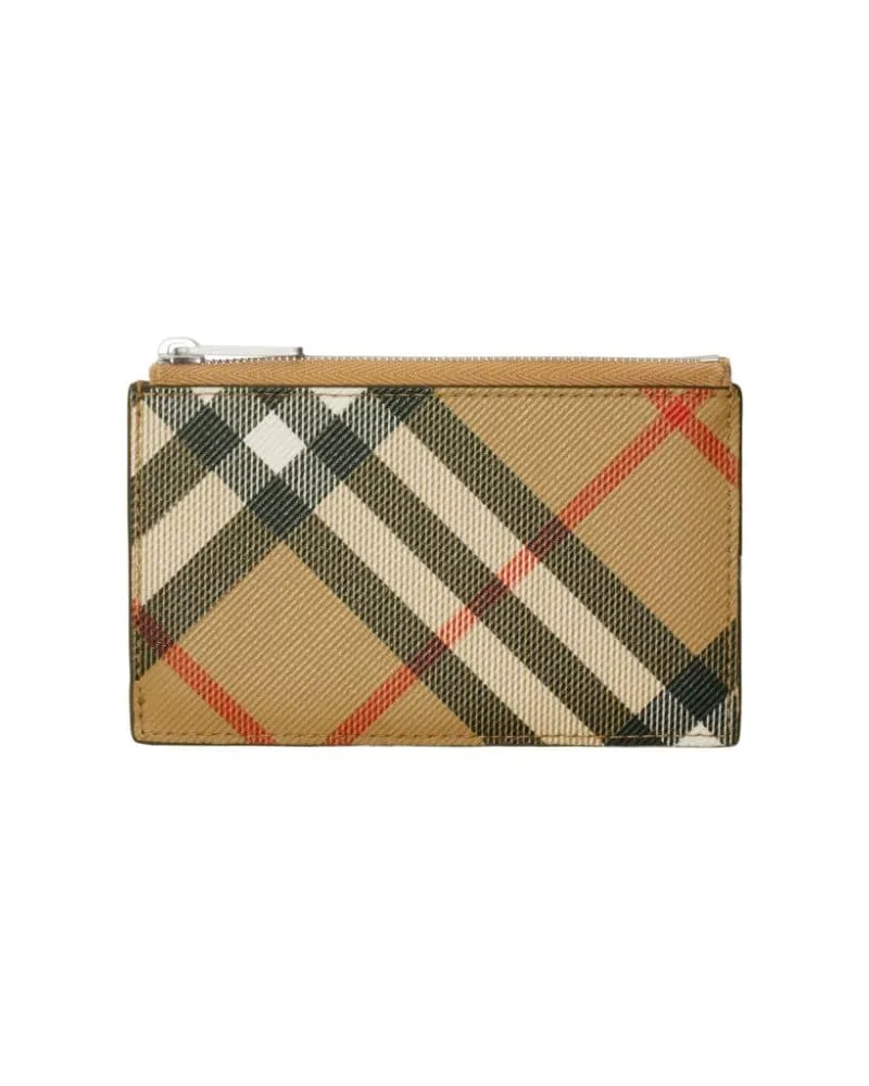 Burberry Kariertes Kartenetui - Nude Nude