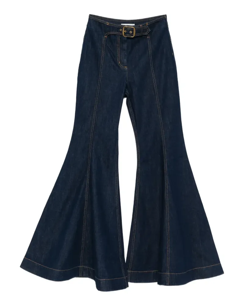 Zimmermann Luna belt-detail jeans - Blau Blau