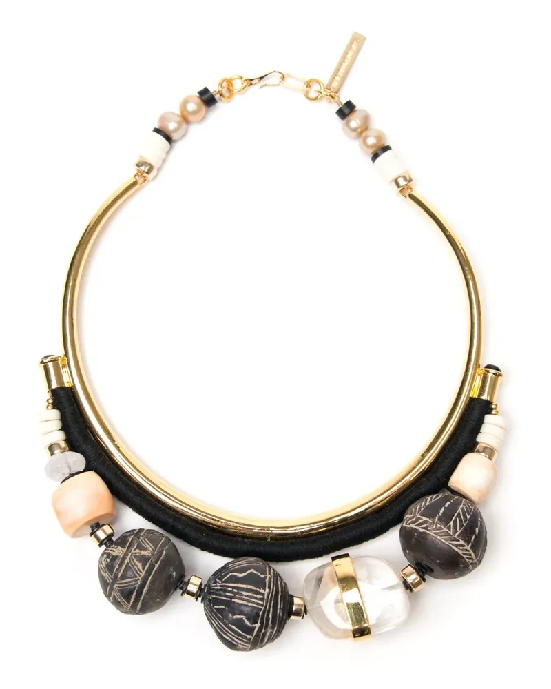 Lizzie Fortunato mountain and sea necklace - Schwarz Schwarz