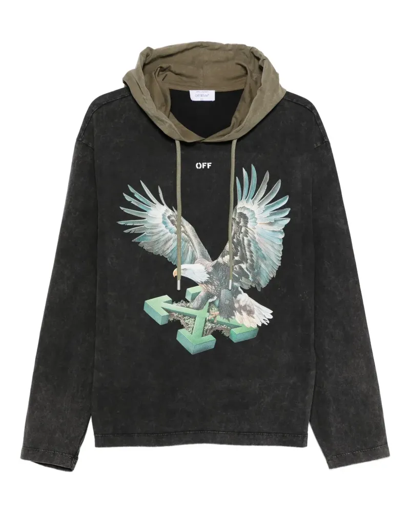 OFF-WHITE Eagle Arrow Hoodie - Schwarz Schwarz