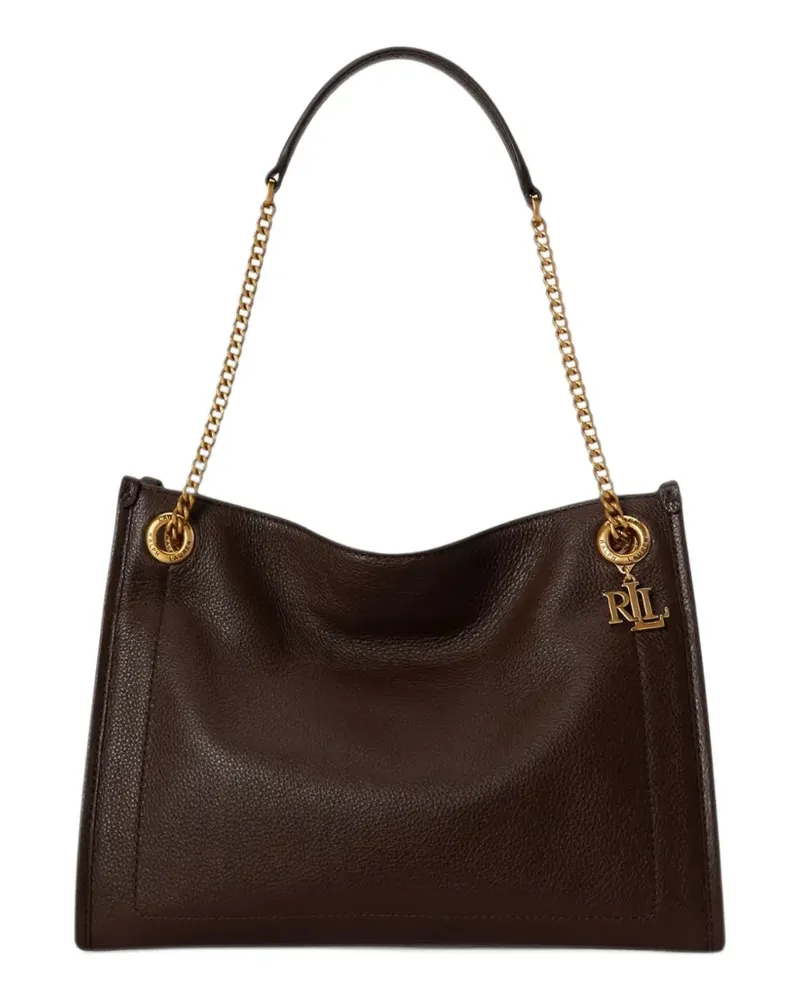 Ralph Lauren medium Bradley pebbled-leather tote bag - Braun Braun