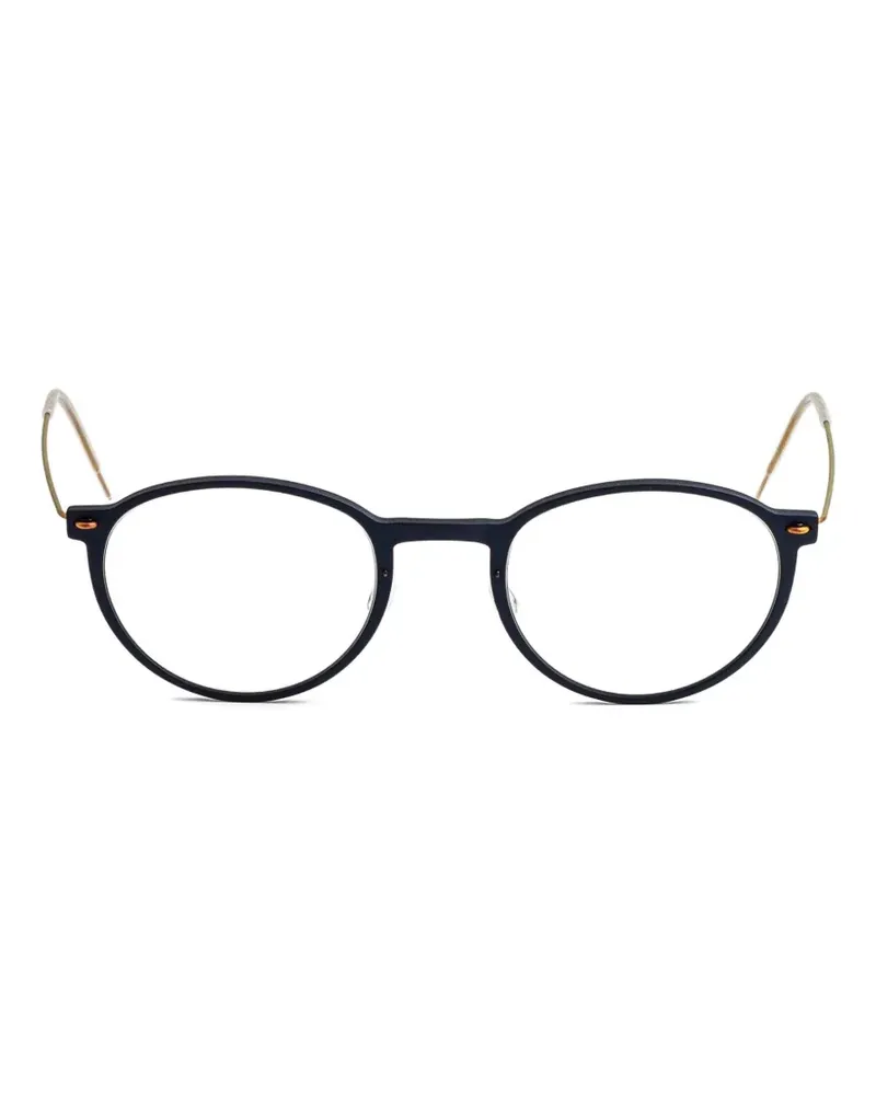 Lindberg round-frame titanium glasses - Blau Blau