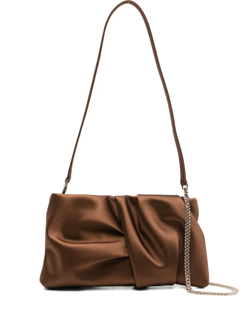 Jimmy Choo twisted clutch bag - Braun Braun