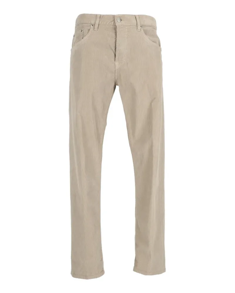 Dondup Icon corduroy straight-leg trousers - Nude Nude