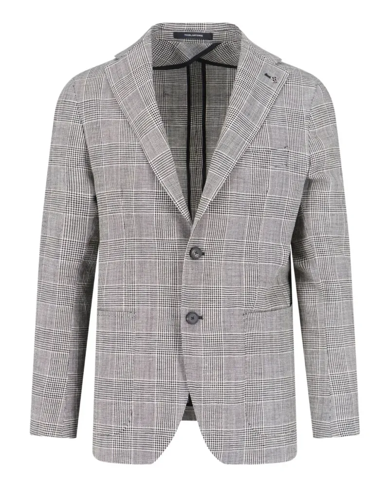 Tagliatore checked blazer - Grau Grau