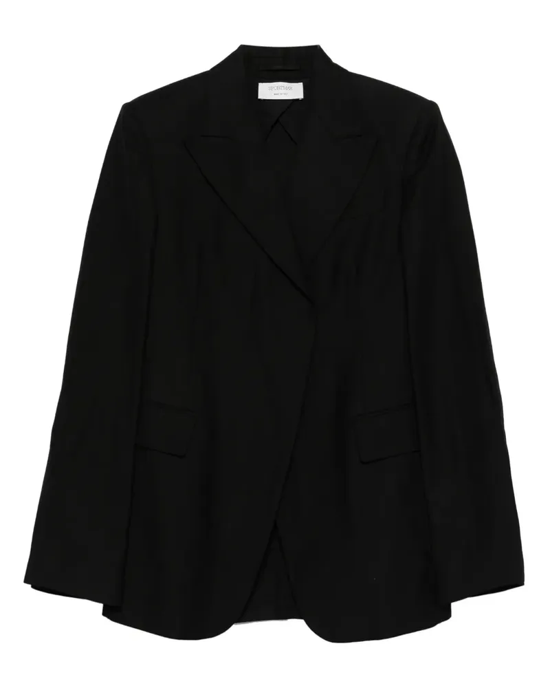SPORTMAX single-breasted blazer - Schwarz Schwarz