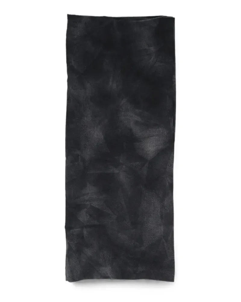 Romeo Gigli Milano tie-dye scarf - Schwarz Schwarz