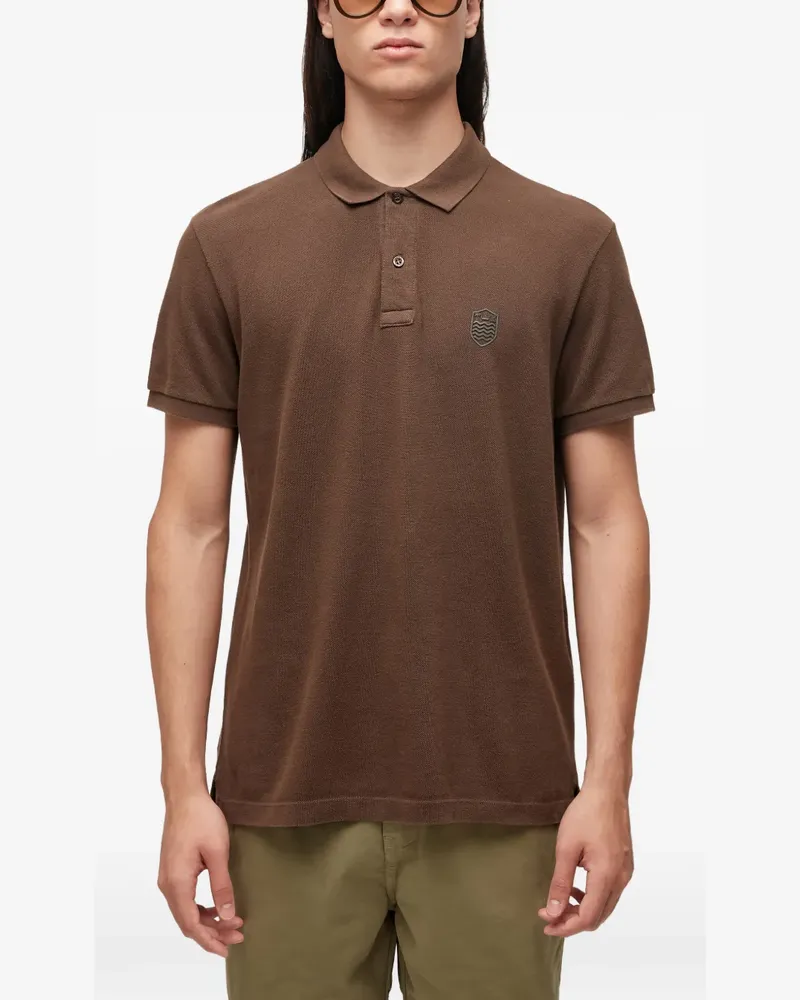 Osklen Poloshirt mit kurzen Ärmeln - Braun Braun