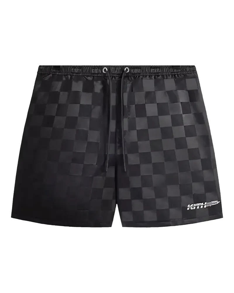 KITH checkered shorts - Schwarz Schwarz