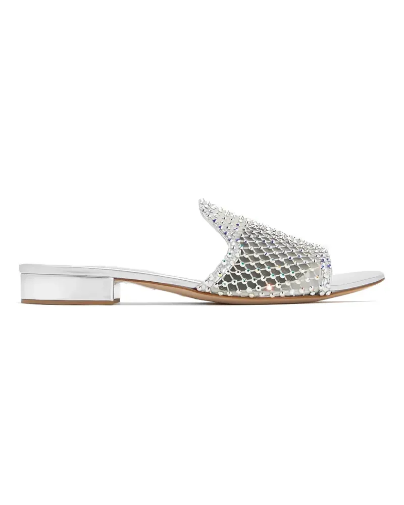Le Silla Gilda flat sandals - Silber Silber