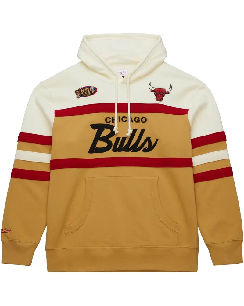Mitchell & Ness NBA Head Coach Bulls "Tan/Cream" Hoodie - Nude Nude