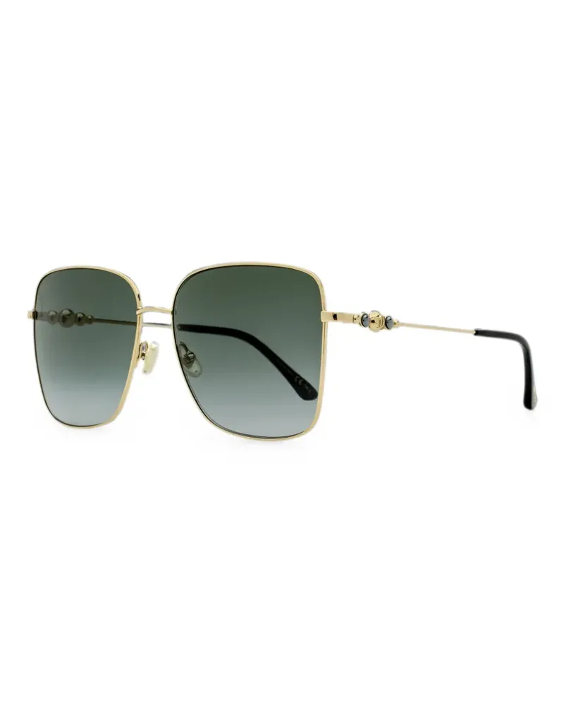 Jimmy Choo Hester square-frame sunglasses - Gold Gold