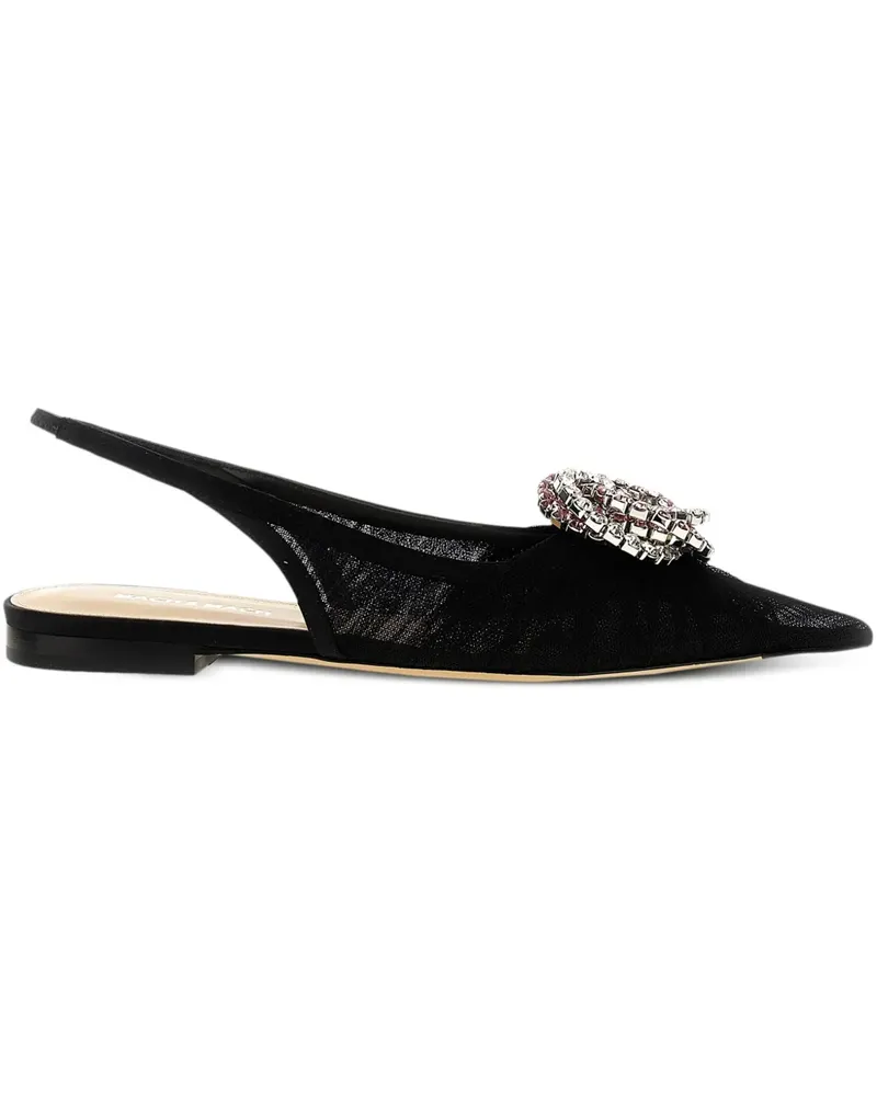 Mach & Mach Galaxy Ballerinas - Schwarz Schwarz