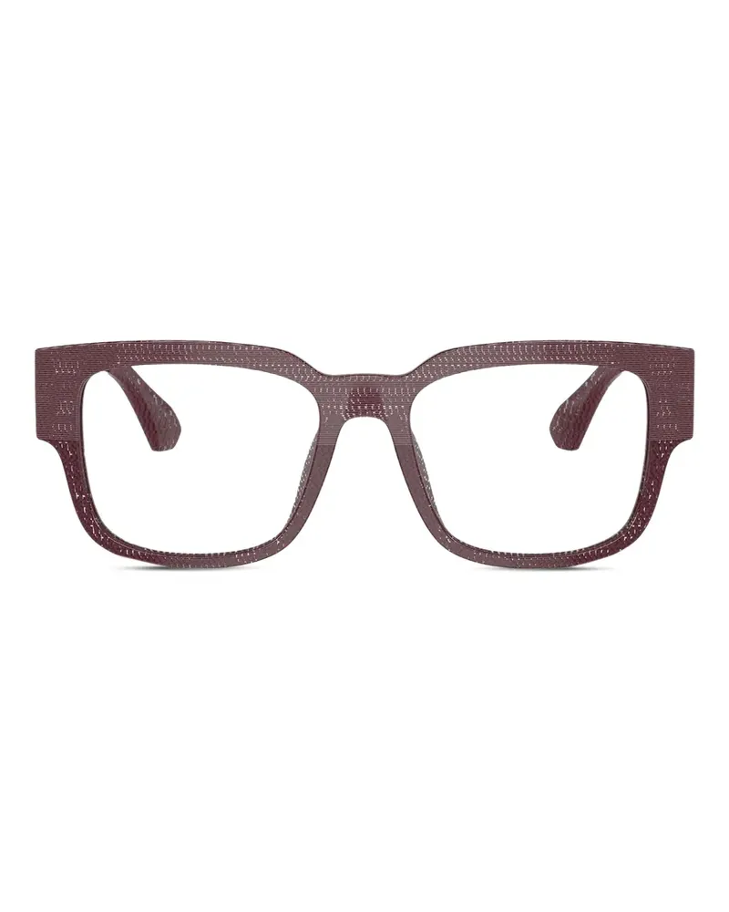 Alain Mikli Eckige New Pointille Brille - Rot Rot