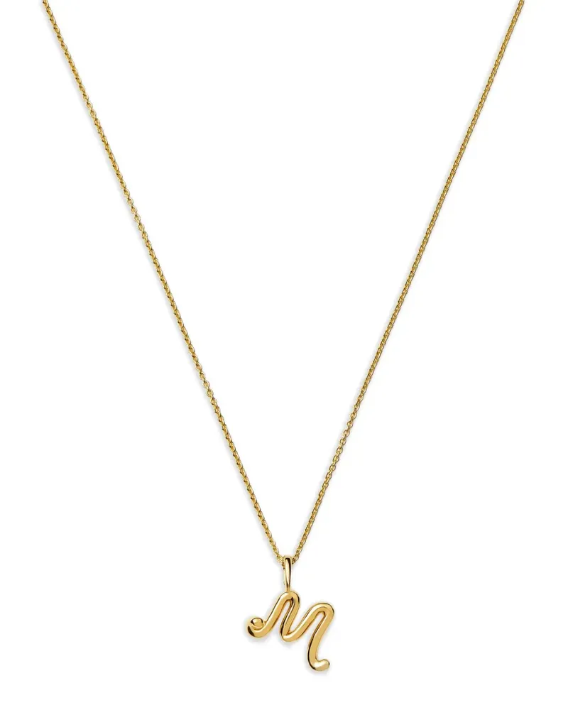 Missoma Initial-pendant necklace - Gold Gold