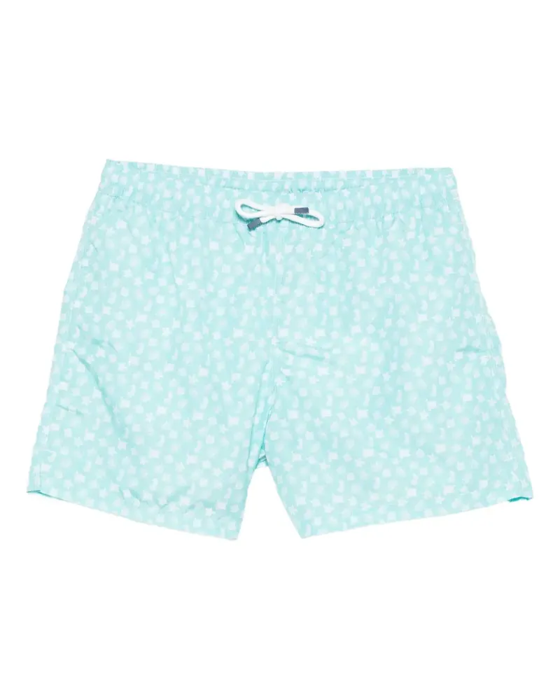 Fedeli Badeshorts mit durchgehendem Print - Grün Grün
