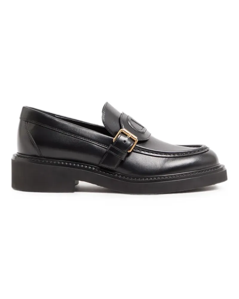Valentino Garavani Mokassins mit VLogo-Prägung 40mm - Schwarz Schwarz