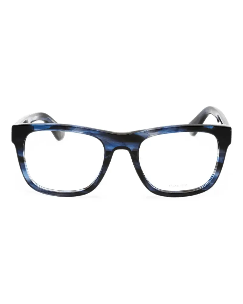 Police rectangle-frame glasses - Blau Blau