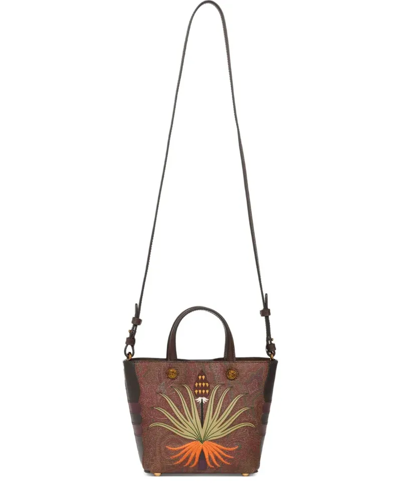 Etro x Agostino Iacurci Tote Bag mit Stickerei - Braun Braun