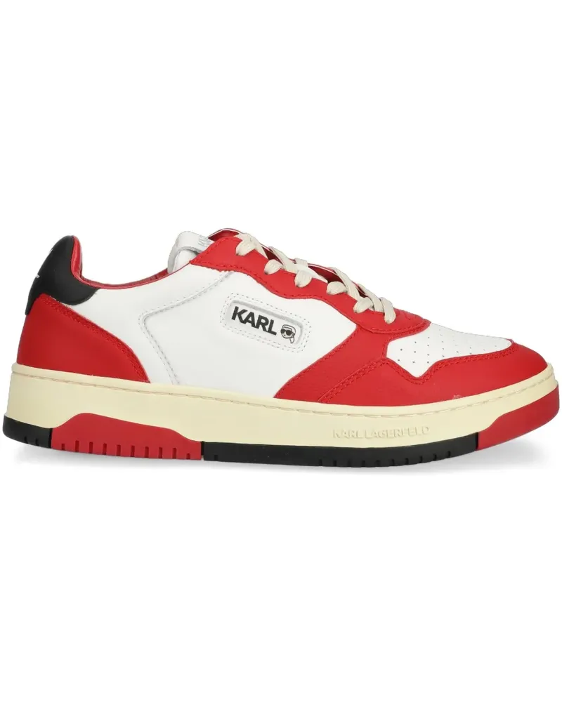 Karl Lagerfeld Sneakers mit Logo - Weiß Weiß