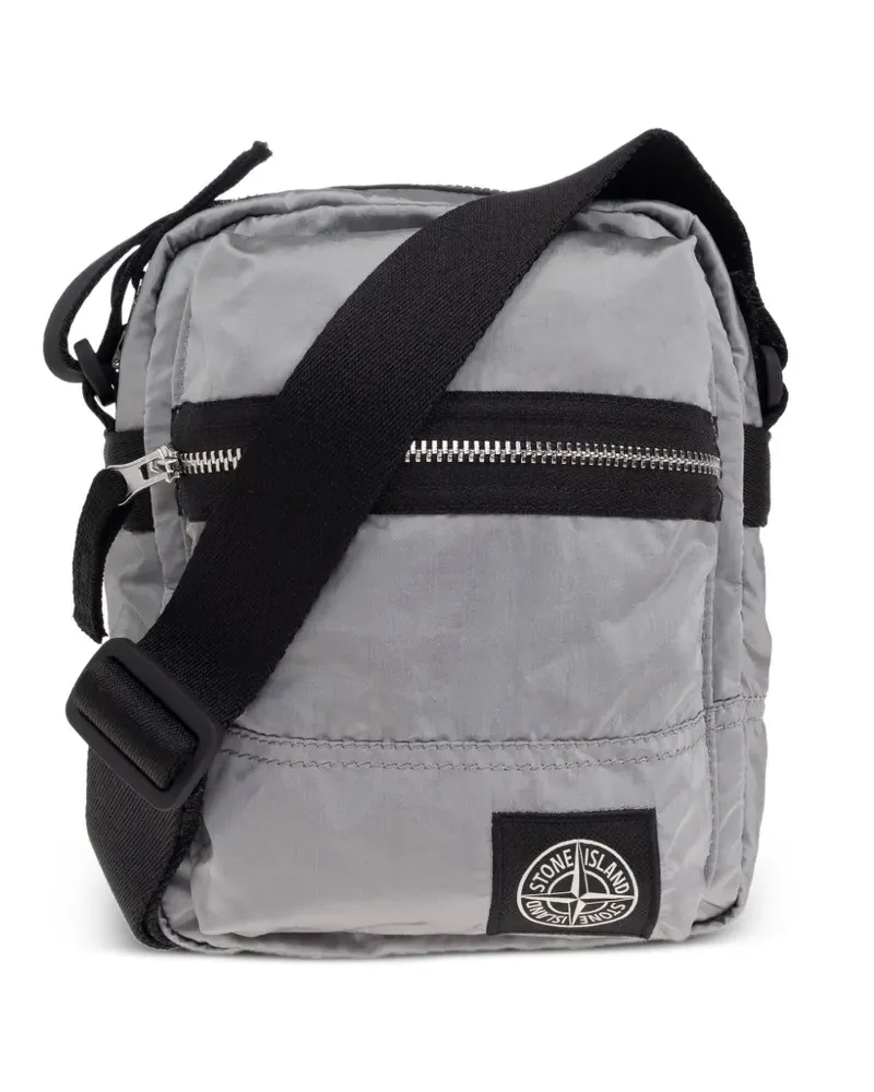 Stone Island Kuriertasche mit Reißverschluss - Grau Grau