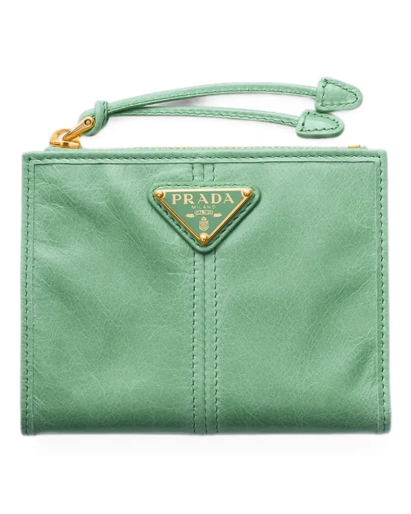 Prada Kleines Portemonnaie - Grün Grün