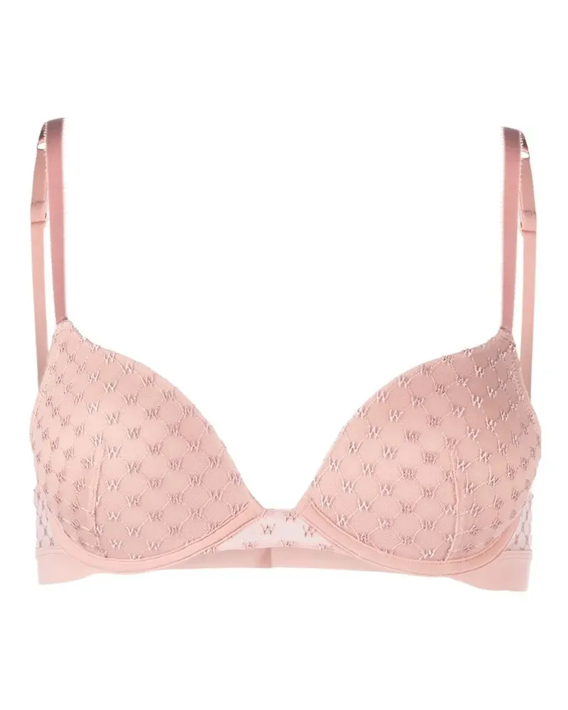 Wolford Halbschalen-BH mit Logo - Rosa Rosa