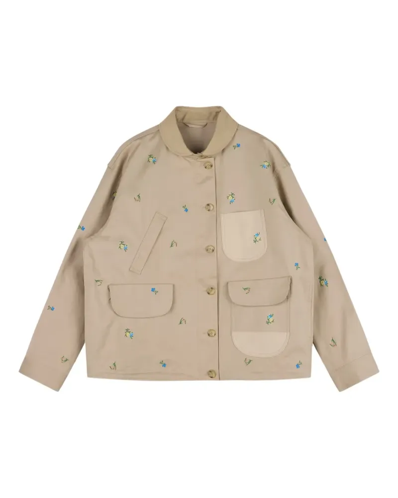 JNBY Jacke mit Blumenstickerei - Nude Nude