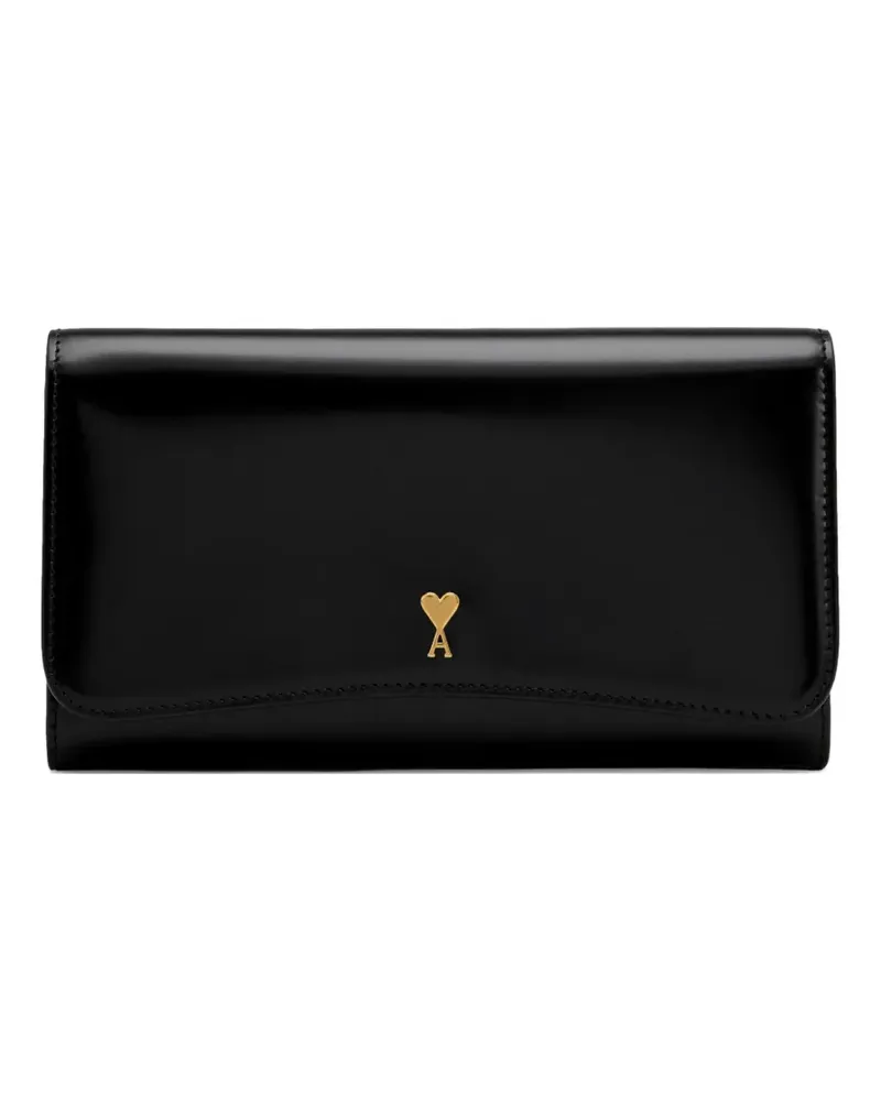 AMI Paris Paris Paris Portemonnaie - Schwarz Schwarz