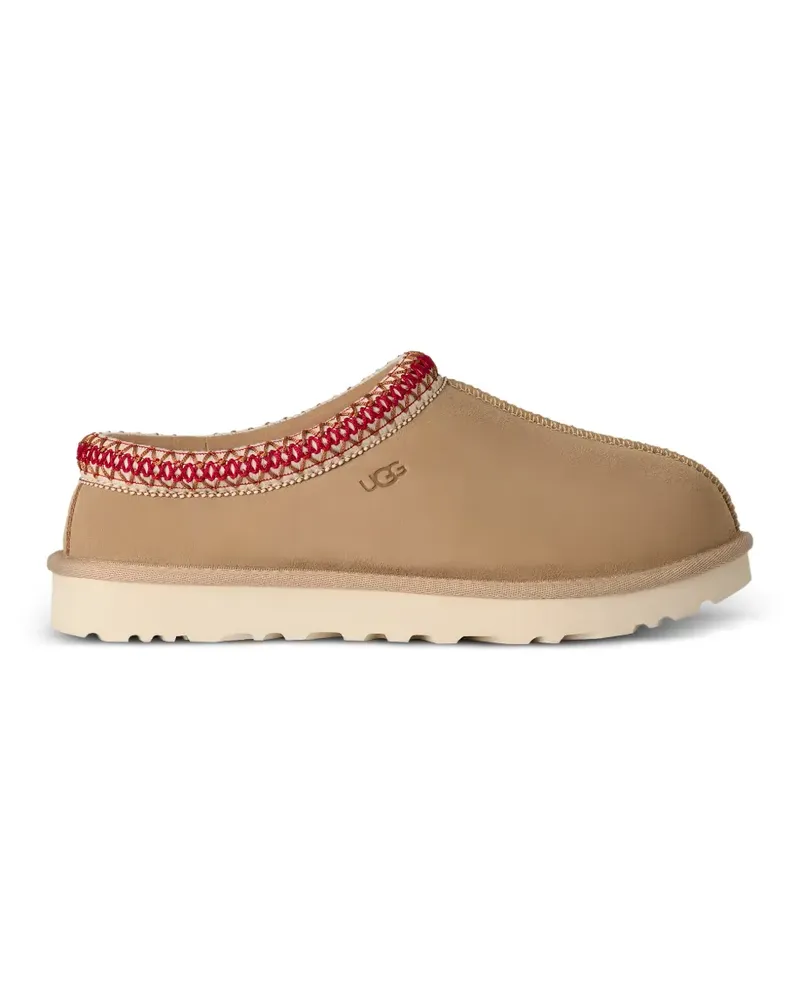 UGG Tasman embroidered slippers - Nude Nude