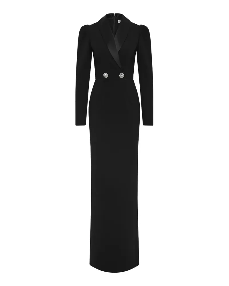 Rebecca Vallance Symphony crystal-embellished gown - Schwarz Schwarz